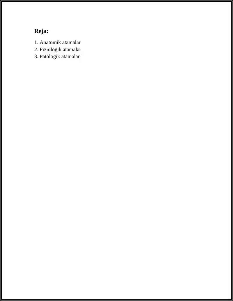 Anatomik atamalar 2