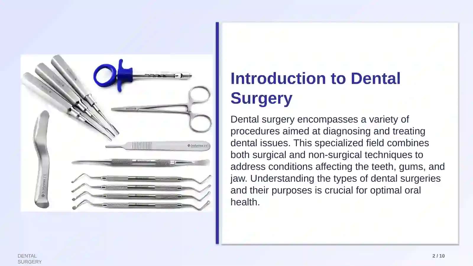 Introduction to Dental Surgery 2