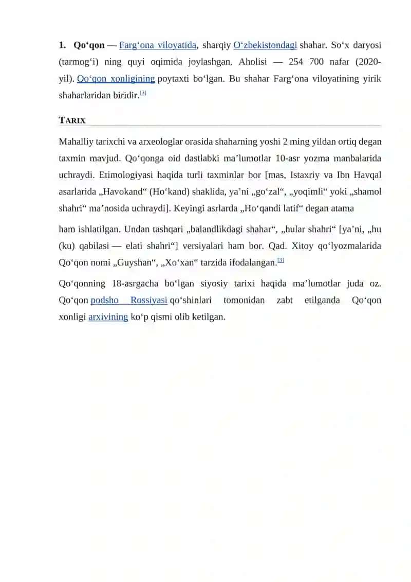 Qo’qon shahridagi tarixiy obidalar 2