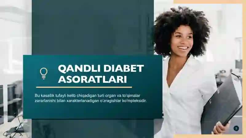 Qandlidiabetning Surunkali asoratlari 2