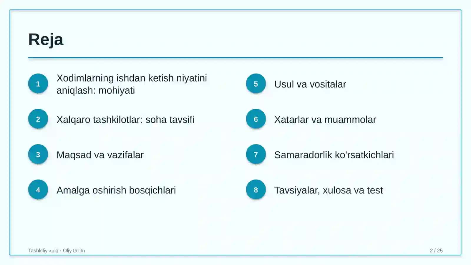 xalqaro tashkilotlarda xodimlarning ishdan ketish niyatini aniqlash 6972 2