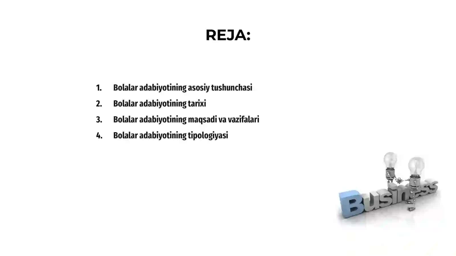 Bolalar adabiyoti tushunchasi 2
