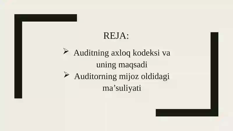Auditning kasb etikasi 2