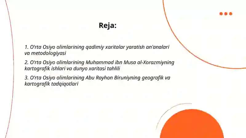 O'rta Osiyo olimlarining kartografik tadqiqotlari 2