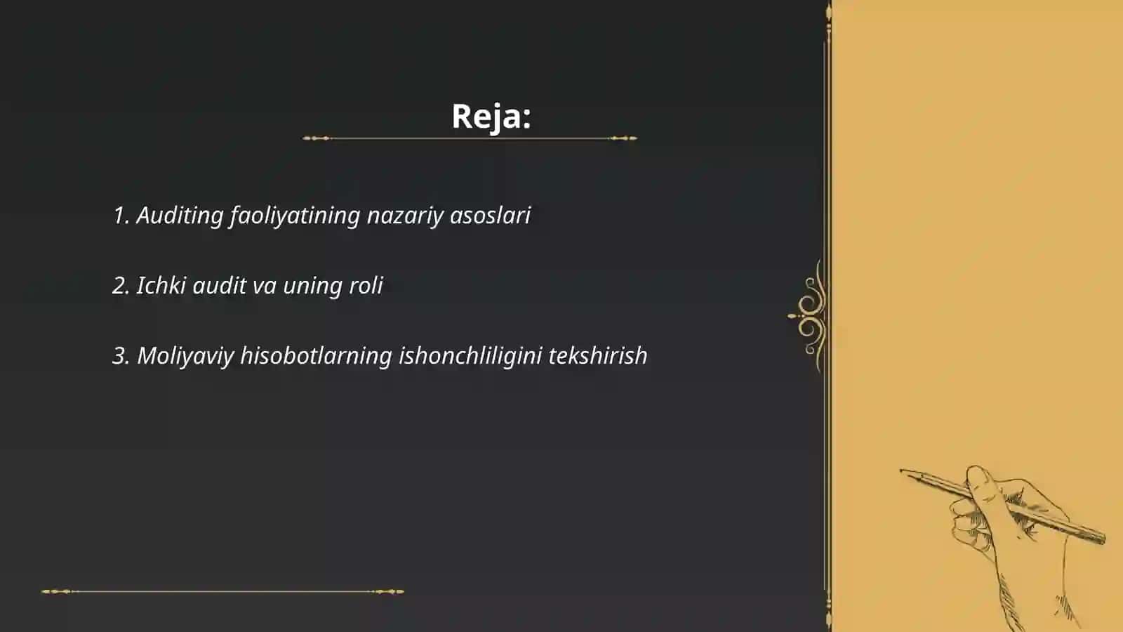 Auditning normativ huquqiy asoslari 2