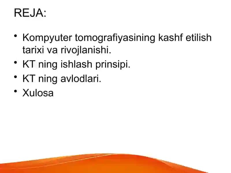 Kompyuter tomografiyasi (KT) 2