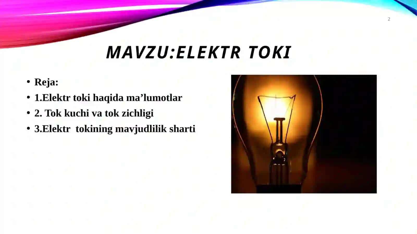 Elektr toki fizika 2