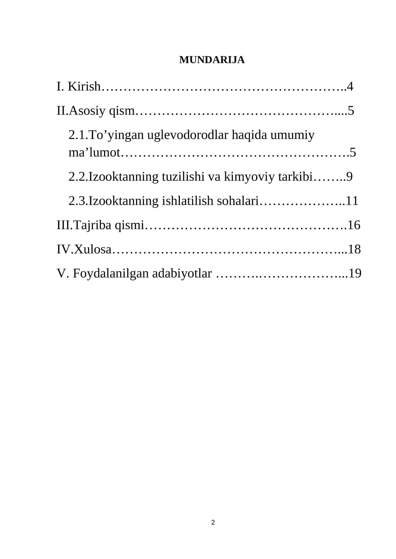 Izooktan va uning o’ziga xos xususiyatlari 2