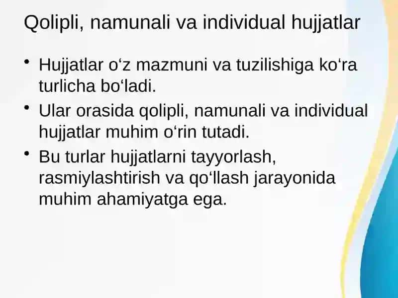 Davlat tilida ish yuritish 2