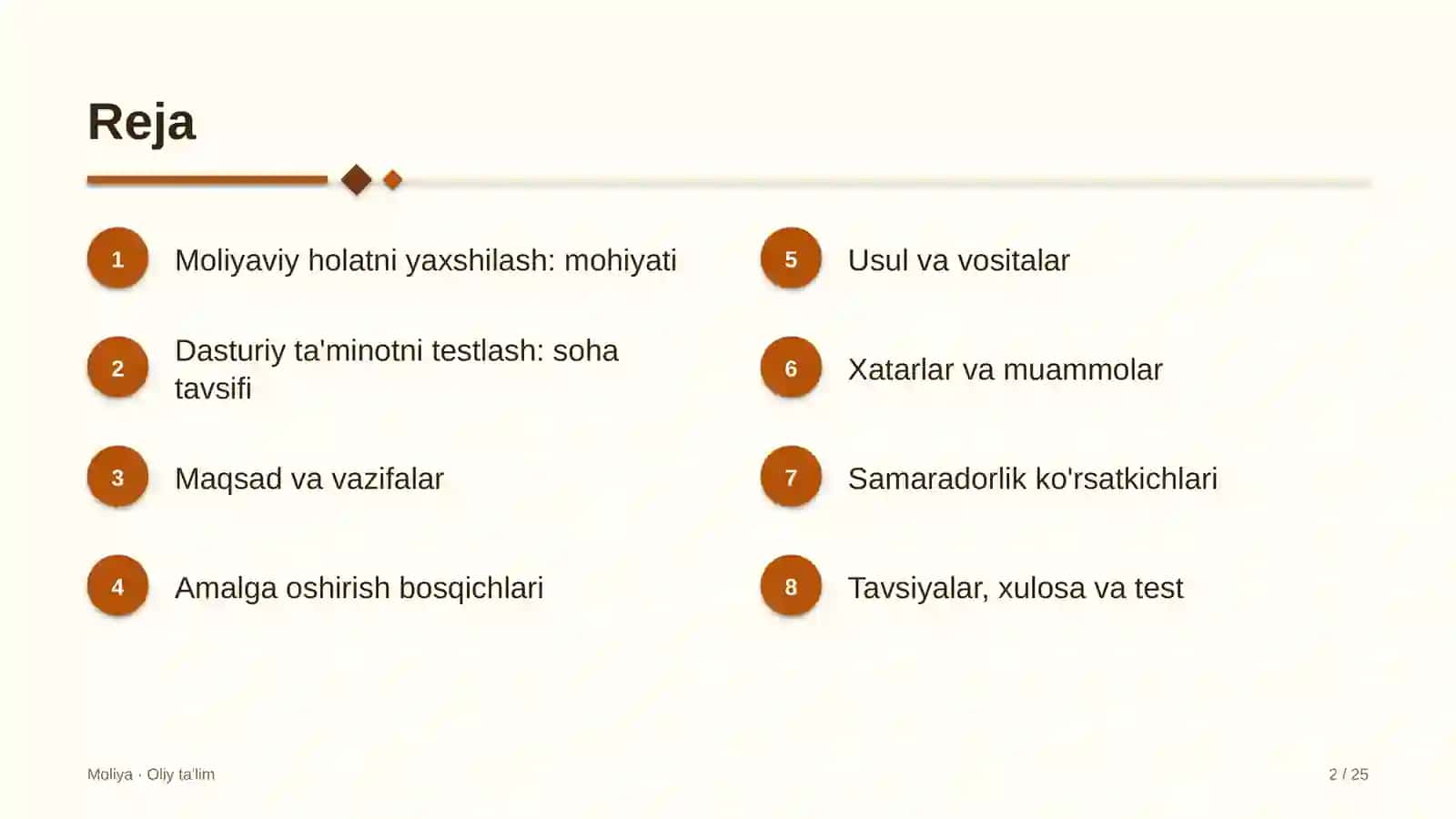 Dasturiy ta'minotni testlash sohasida moliyaviy holatni yaxshilash yo'llari 2