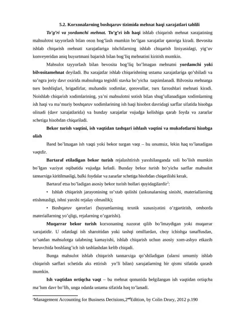 MEHNAT XARAJATLARI HISOBI 2
