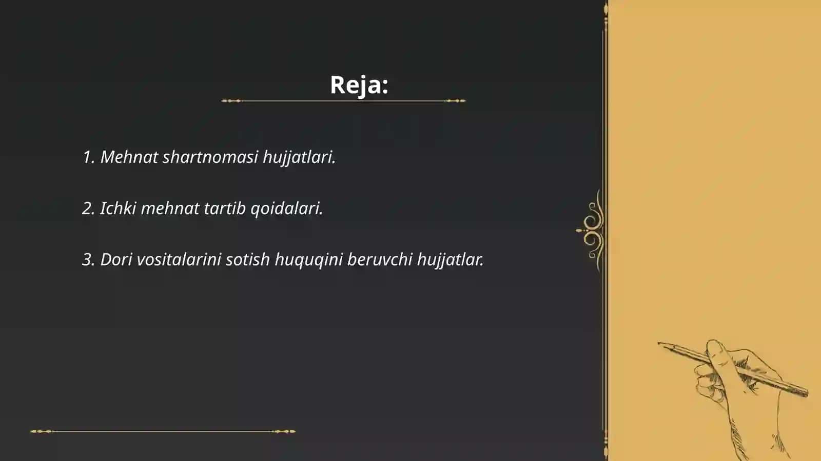 Xususiy dorixonada ish yuritish 2