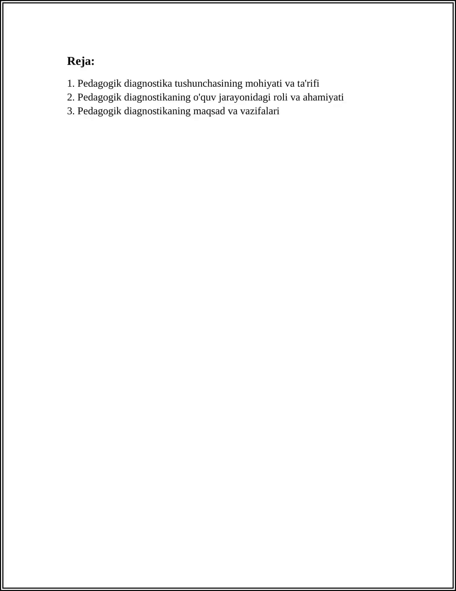 PEDAGOGIK DIAGNOSTIKA 2