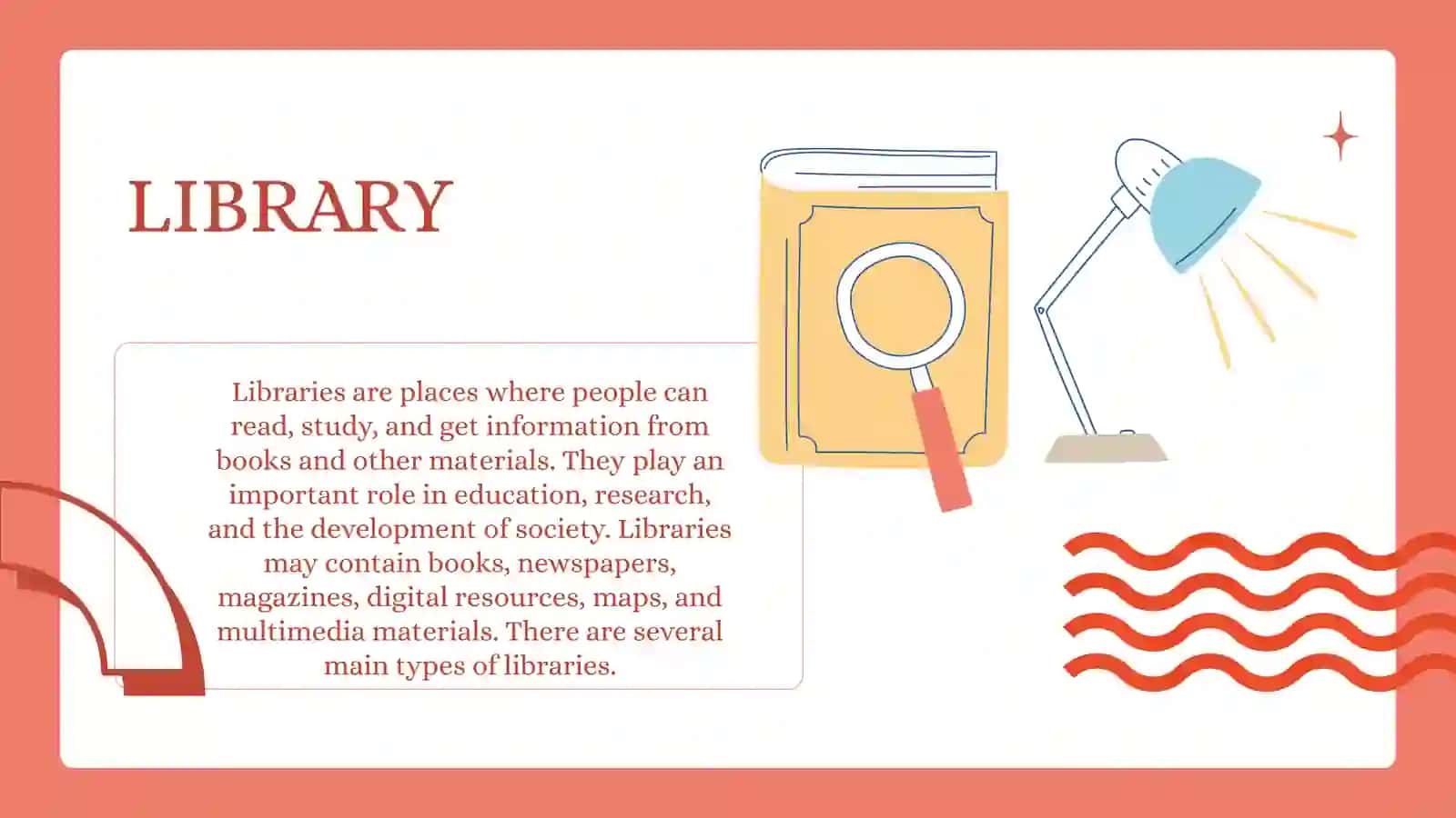Different types of libraries 2
