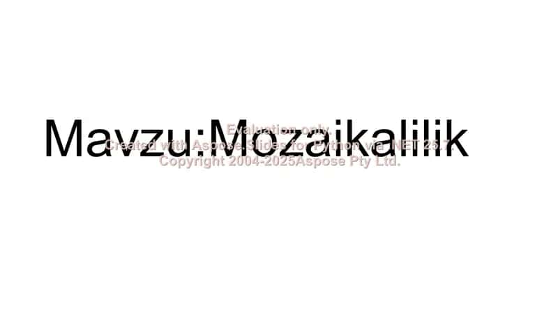Mozaikalilik 2