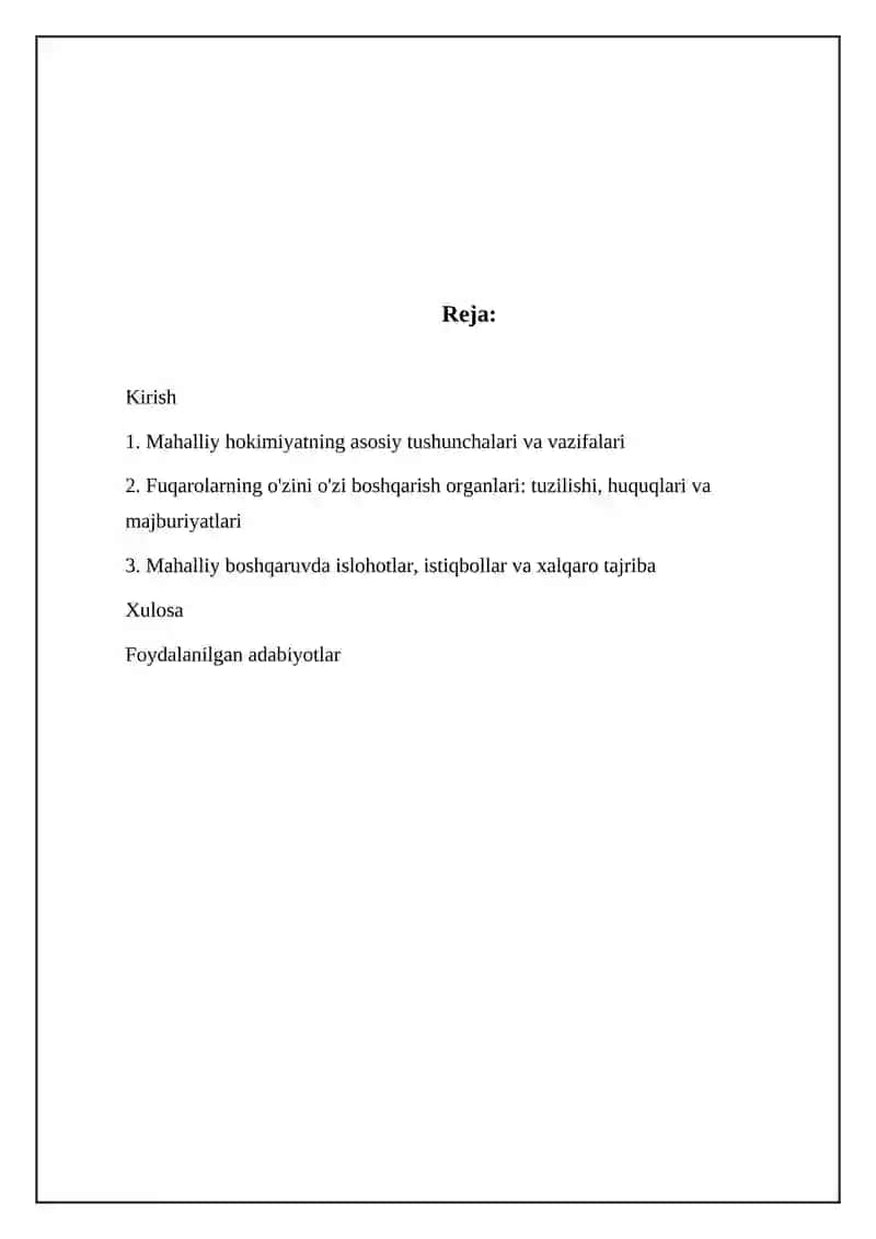 Mahalliy hokimiyatning samarali faoliyati 2