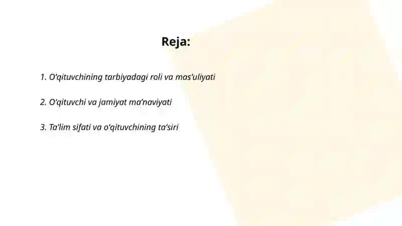Oʻqituvchining jamiyatda tutgan oʻrni 2