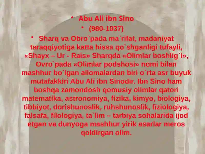 Abu Ali ibn Sino 2