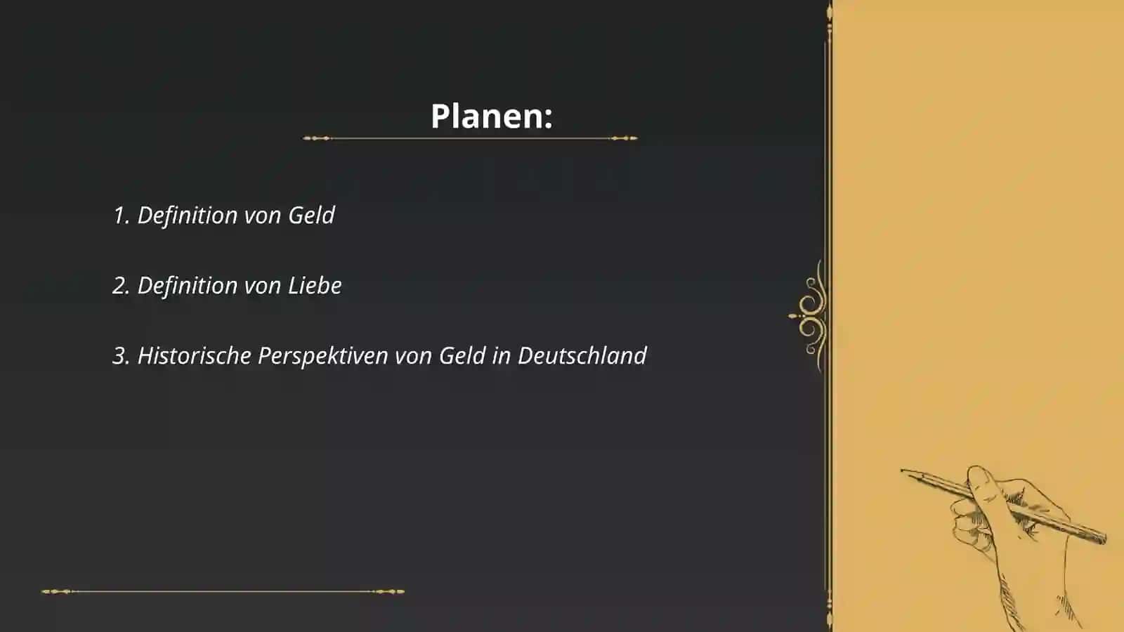 Definition von Geld 2