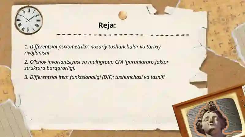 Differentsial psixometrika 2