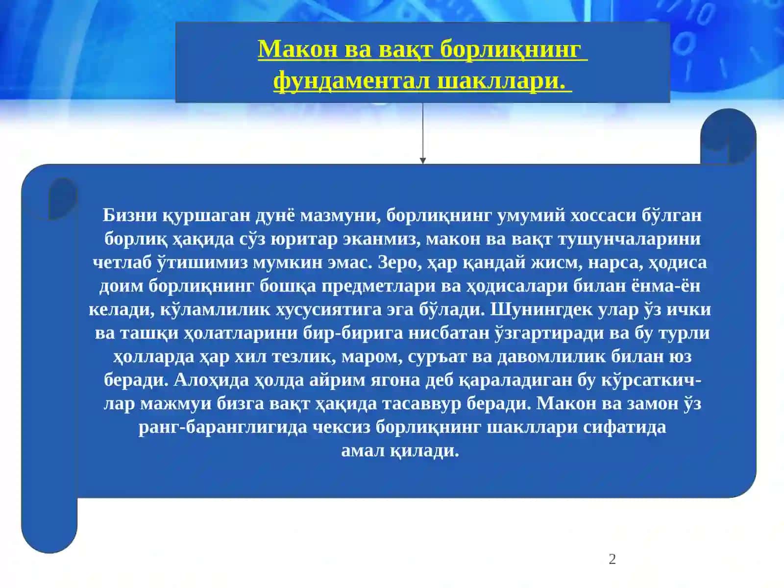 MAKON VA VAQT 2