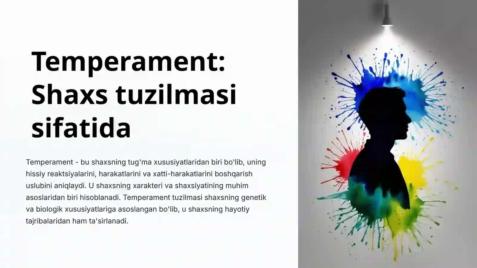Temperament haqida umumiy ma'lumot 2