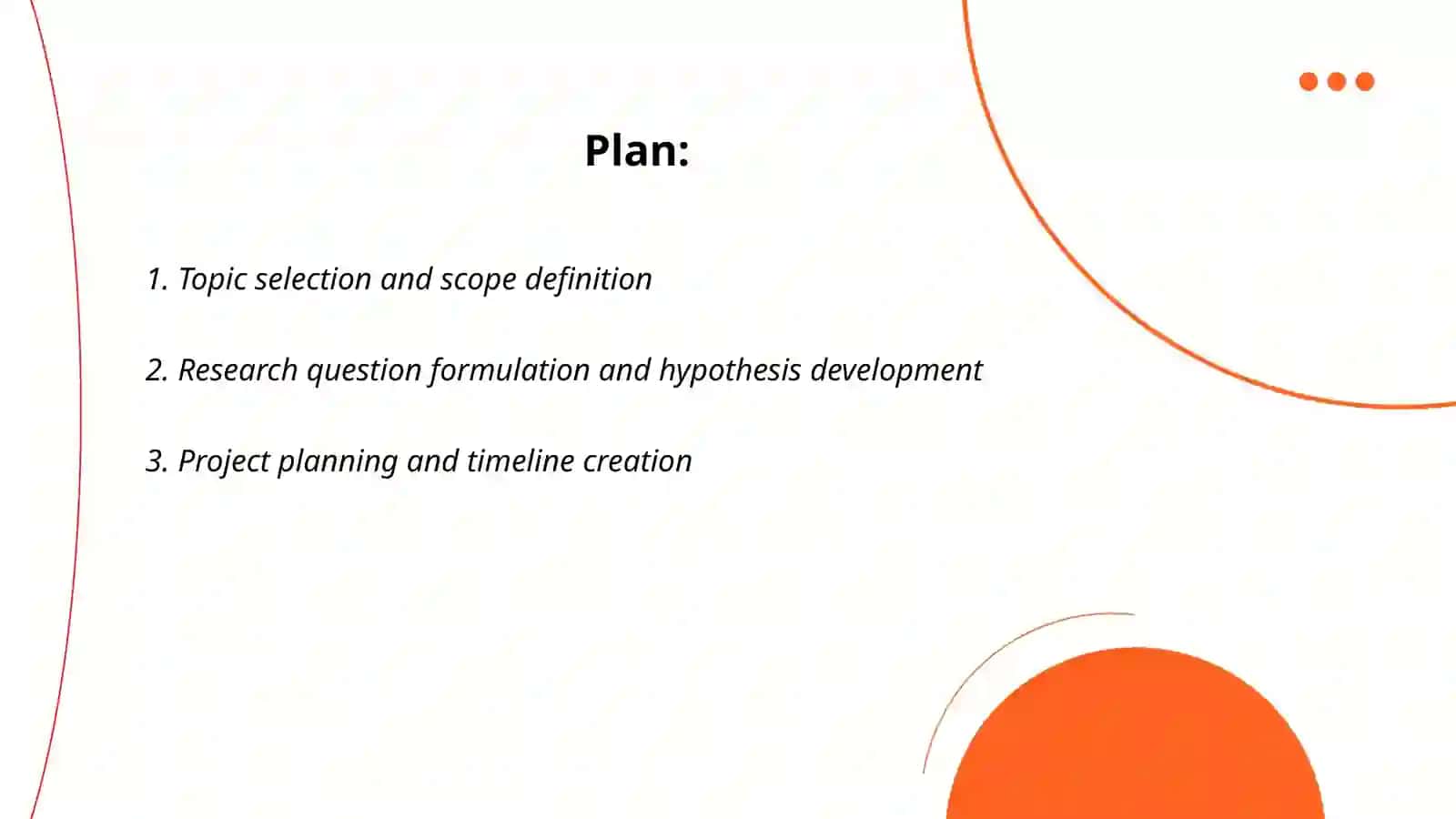 Individual and group academic projects 2