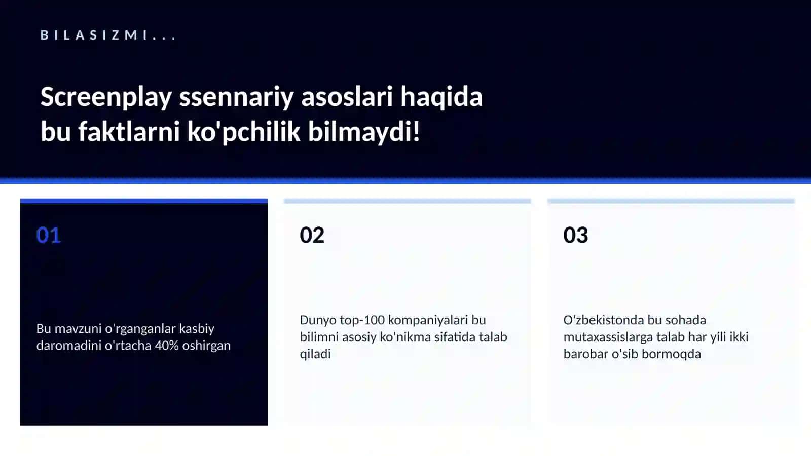 Screenplay ssennariy asoslari 2