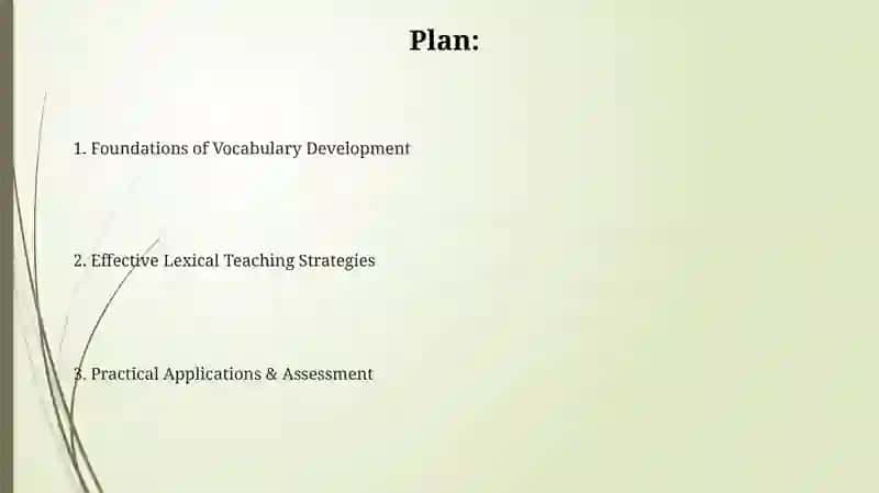 Vocabulary Development and Lexical Teaching 2
