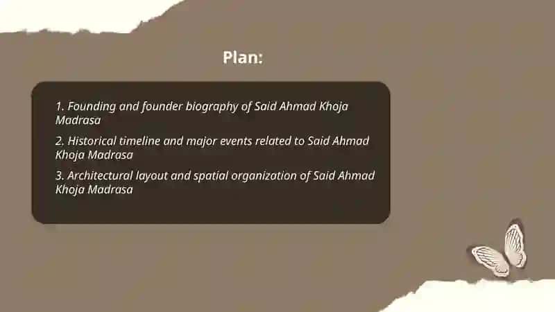 Said Ahmad Khoja Madrasa 2