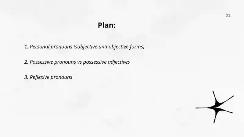 Personal Pronouns 2