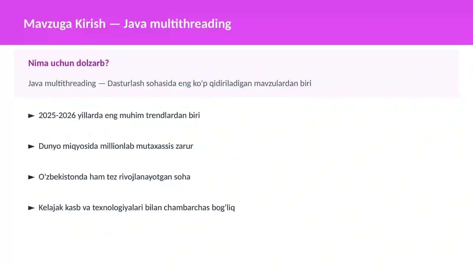 Java multithreading 2