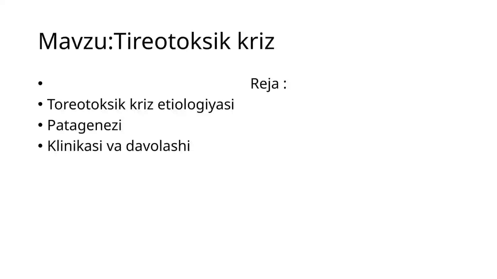 Tireotoksikkriz 2