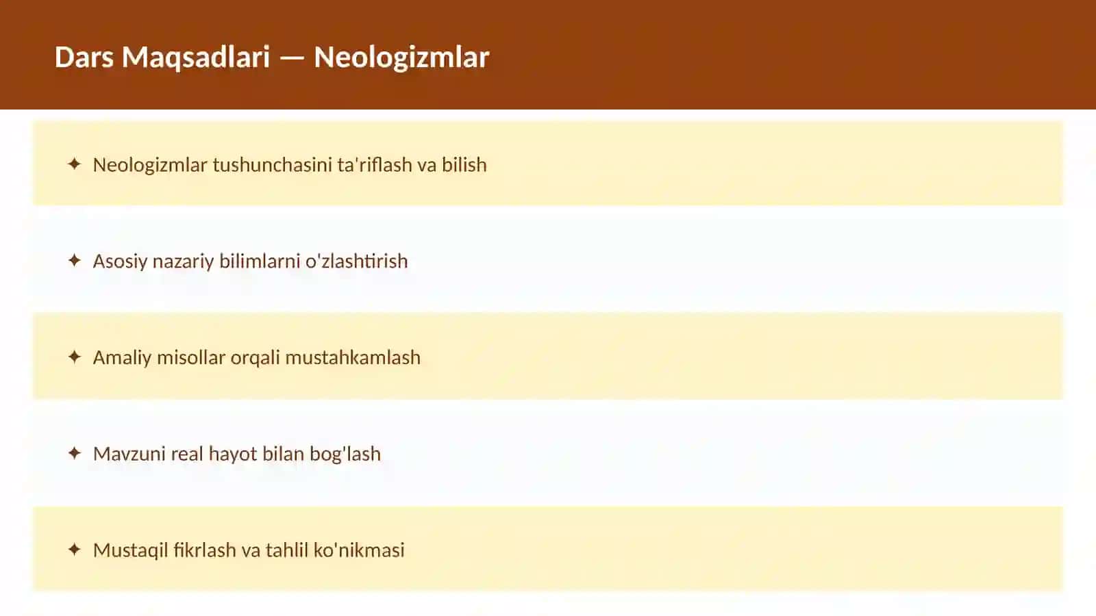 O'zbek Tili Arxaizmlar 2