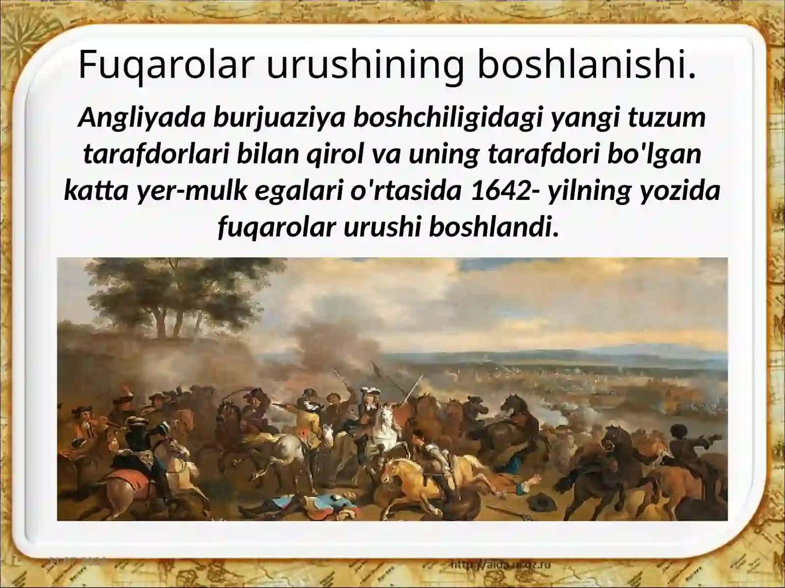 8-sinf Jahon tarixi darsligi asosida 12-mavzu 2