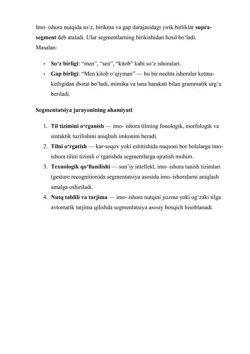 Imo ishora nutqi segmentatsiya 2