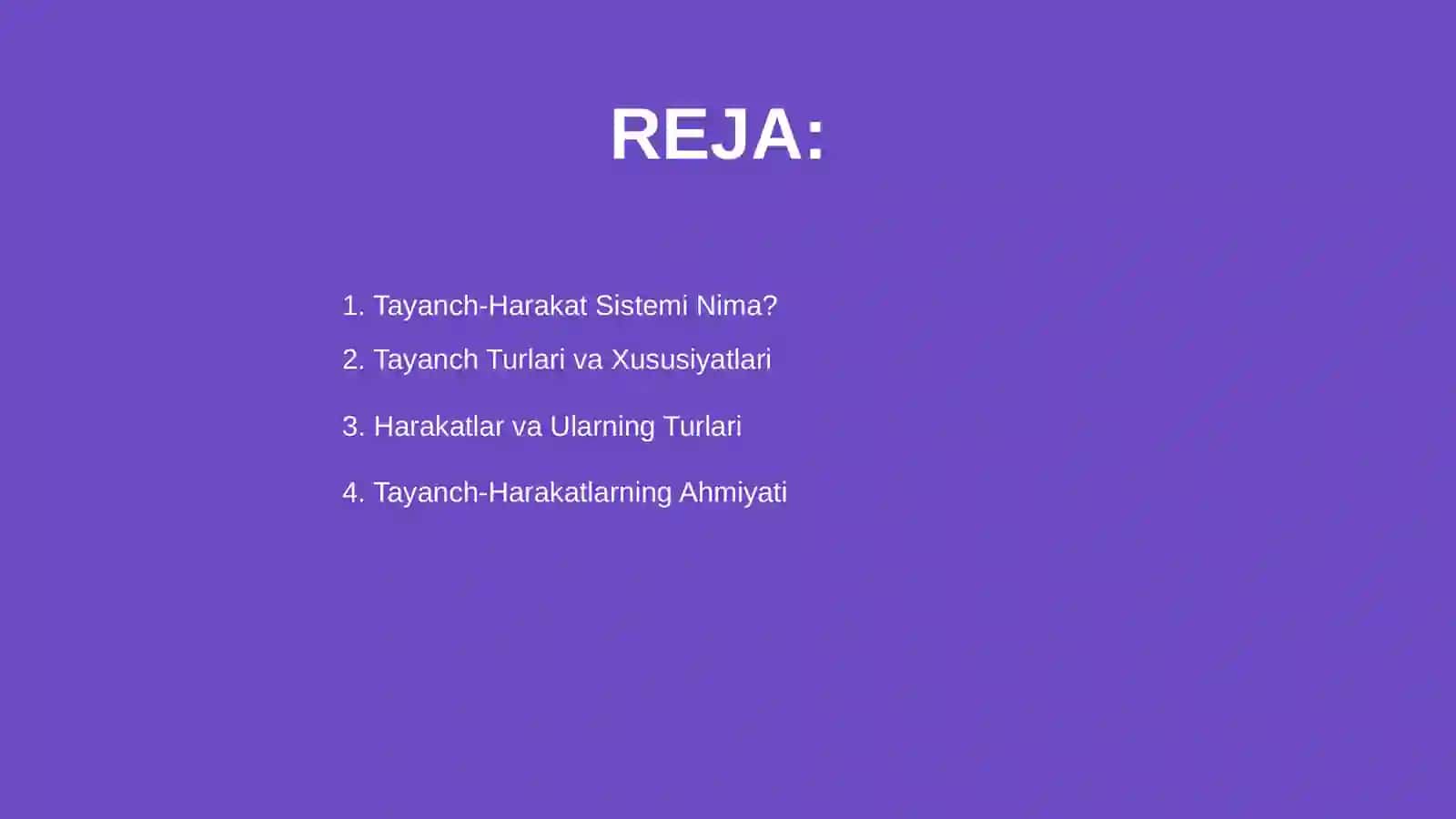 Tayanch- harakat sistemasi 2