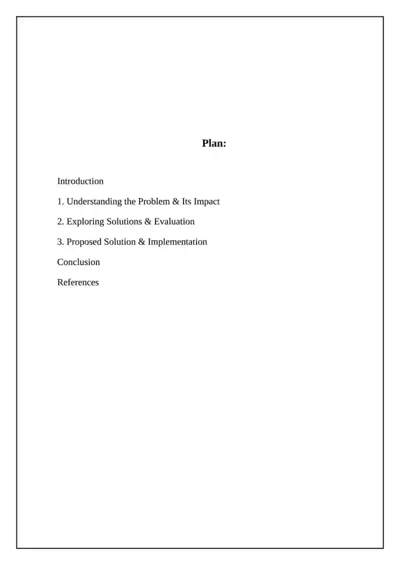 Problem solution essay 2