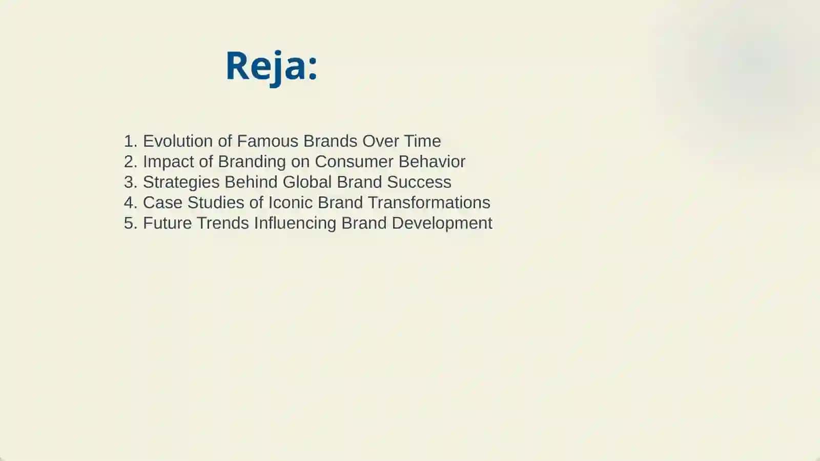 FAMOUS BRANDS 2
