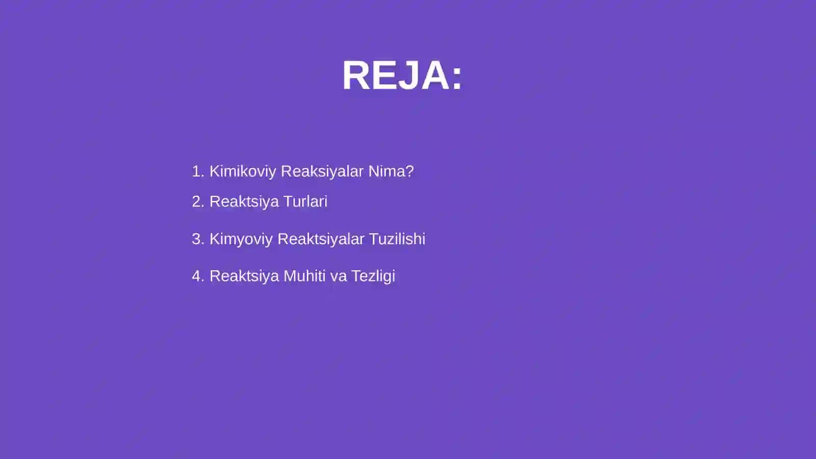 Kimyoviy reaksiyalar 2