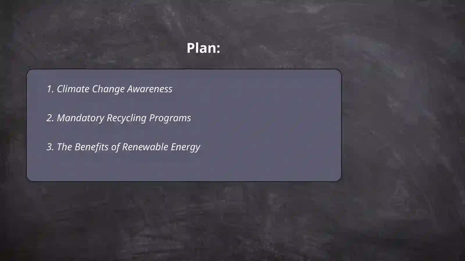 Climate Change Awareness 2