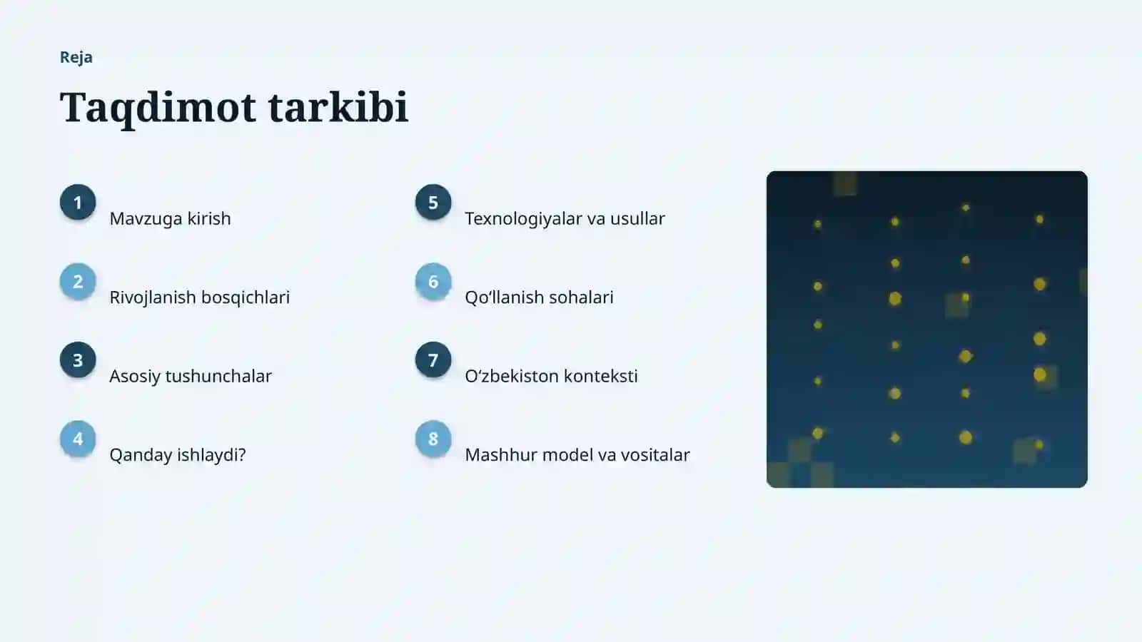 SUNʼIY INTELLEKT • PROFESSIONAL TAQDIMOT 2