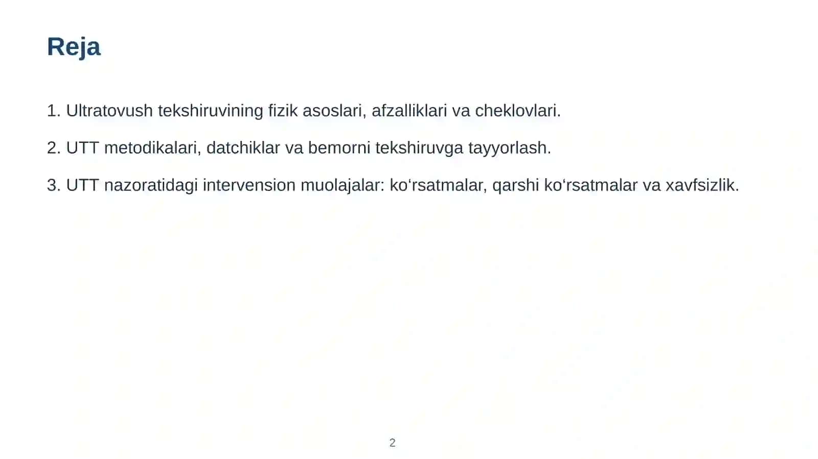 Ultratovush tekshiruvi 2