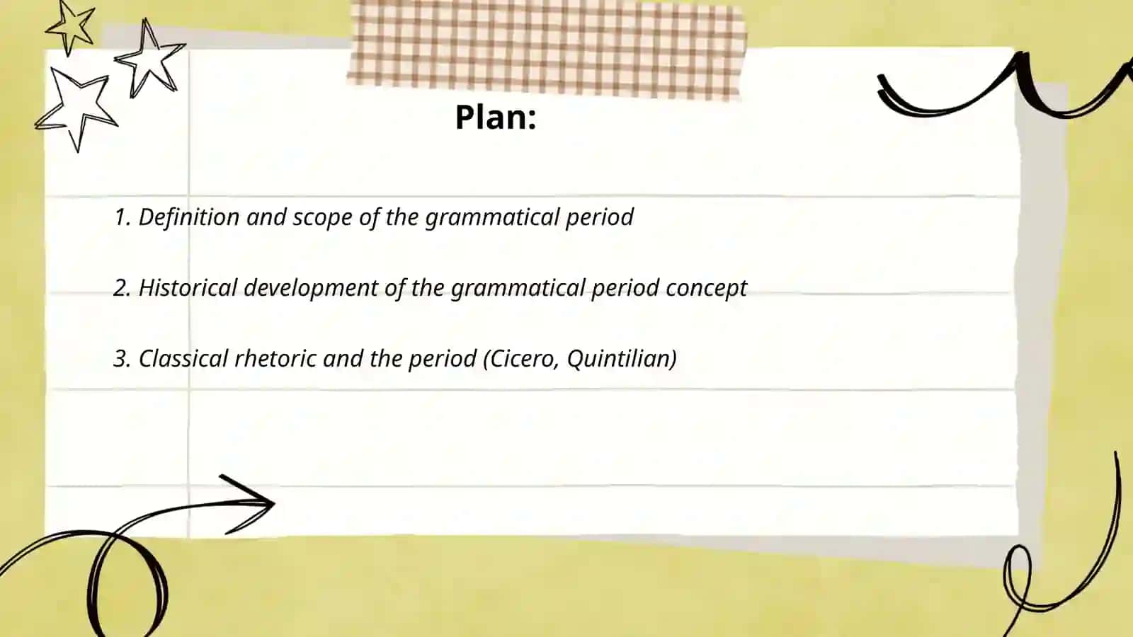 Grammatical period of linguistics 2
