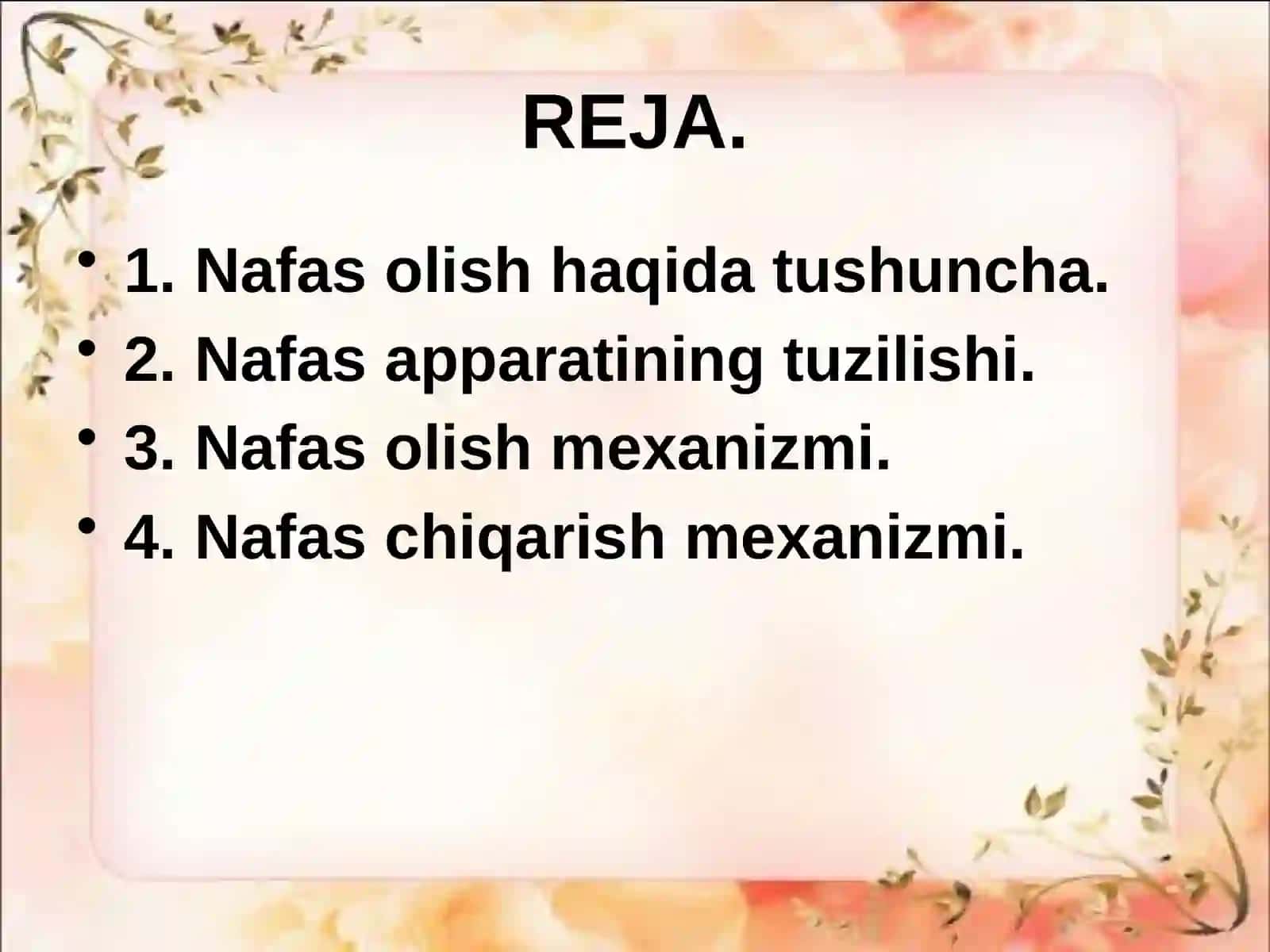 Nafas olish fiziologiyasi 2