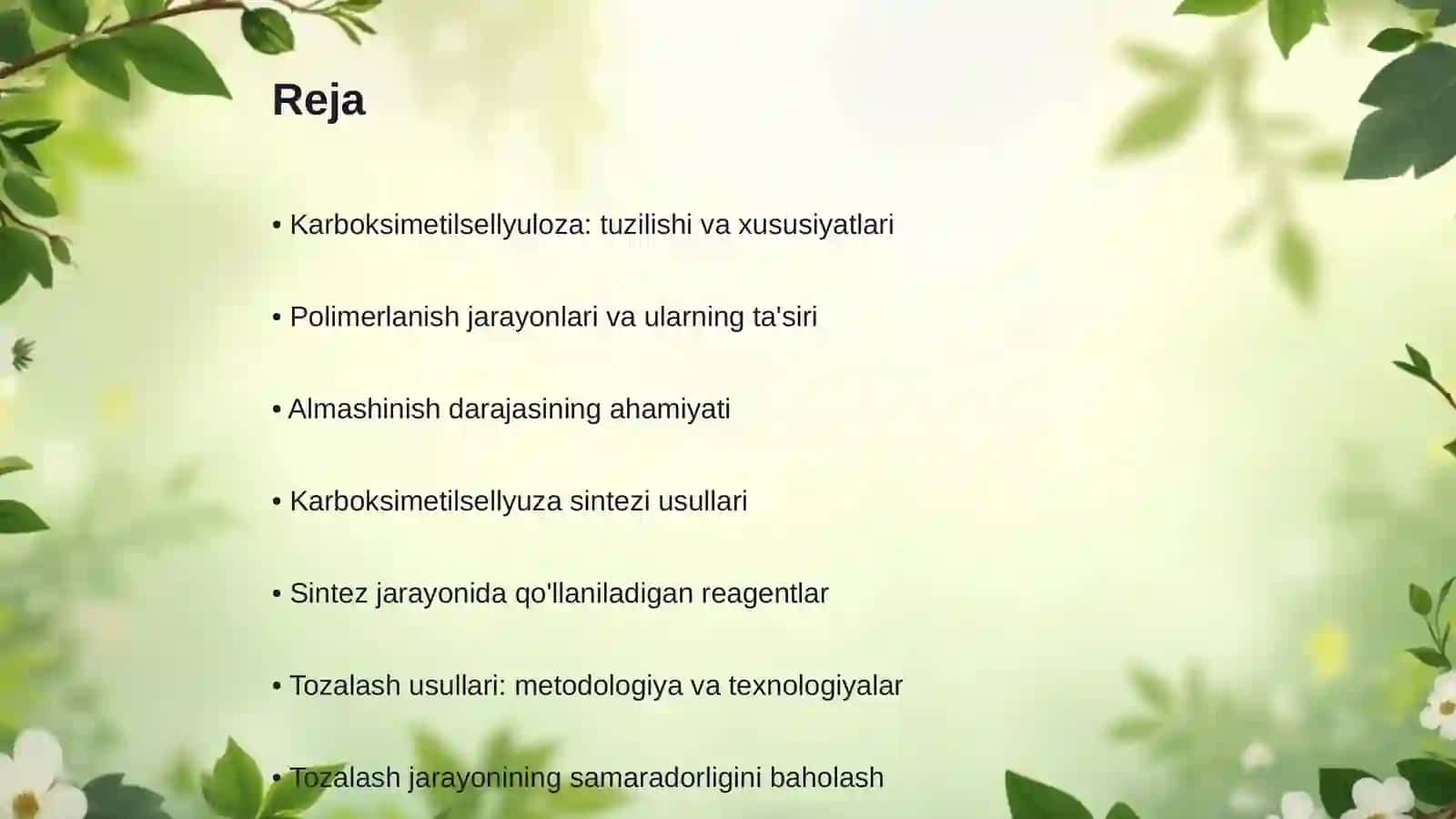 Karboksimetilsellyuloza: tuzilishi va xususiyatlari 2