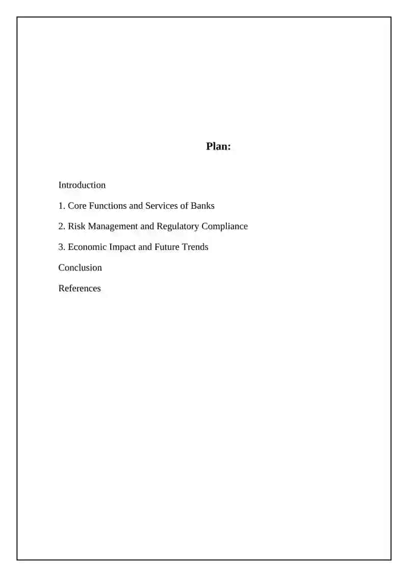 Core Functions and Services of Banks 2