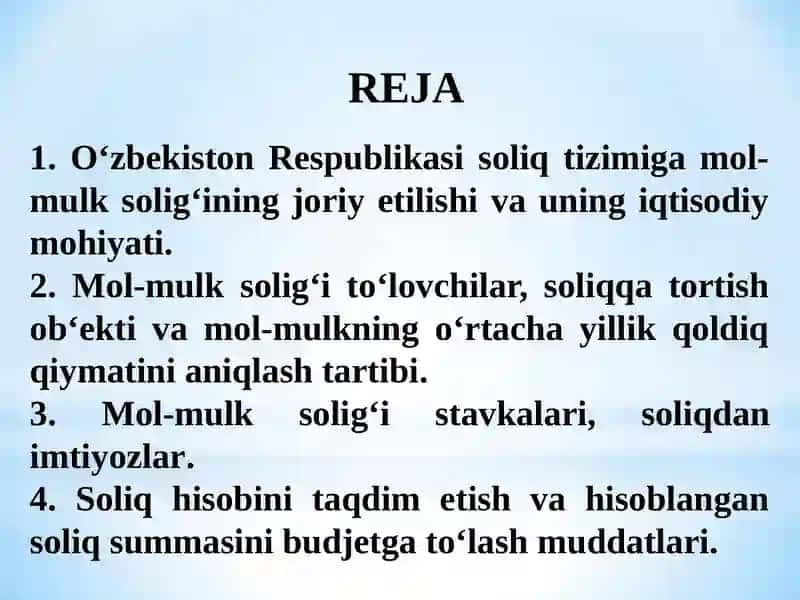 YURIDIK SHAXSLARNING MOL-MULKIGASOLINADIGAN SOLIQ 2