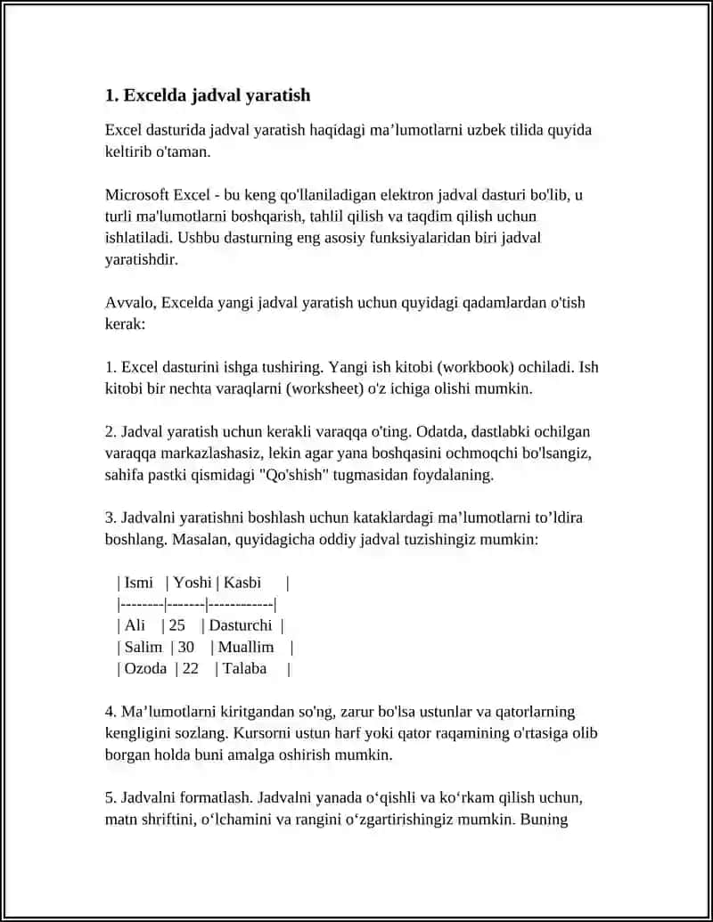 EXCEL 3