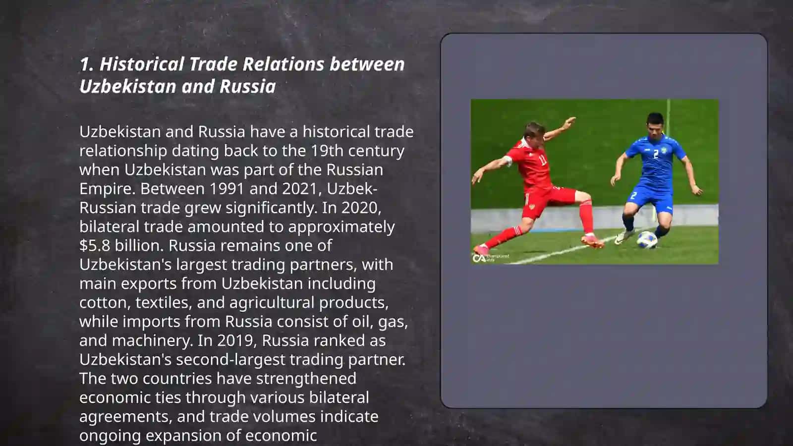 O'bekiston va Rossiya savdo sotiq aloqalari 3
